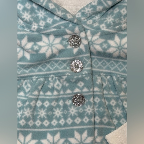 NWT Carter's Bodysuit with Vest Coat, Lot of 2, Long Sleeve, Blue & Pink Size 6M - Picture 4 of 10